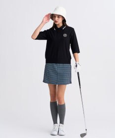 23区GOLF 【WOMEN】AIR TOOL七分袖ポロシャツ