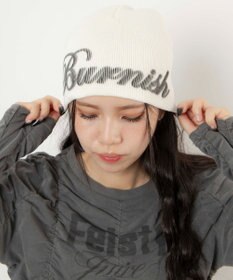 WEGO ロゴプリントシングルニットワッチ