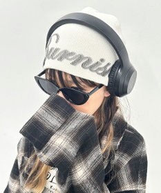 WEGO ロゴプリントシングルニットワッチ