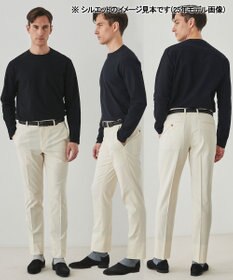 GOTAIRIKU 仕事で着られる綿パン【吸水速乾/ストレッチ/折り目加工】クールマックスコットンパンツ_ノータック（26年モデル）