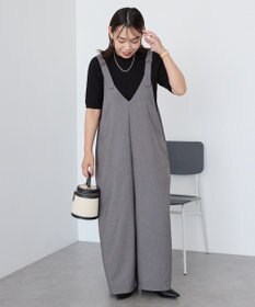 AMERICAN HOLIC イージーケアVネックオールインワン