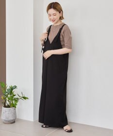 AMERICAN HOLIC イージーケアVネックオールインワン