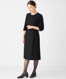 組曲 NOIR 【ストレッチ/オールシーズン対応】ペプラムミニグログラン ジャケット＋ワンピース