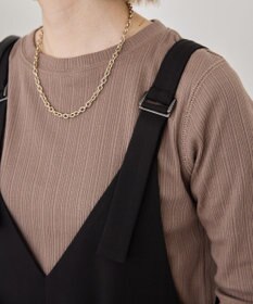 AMERICAN HOLIC イージーケアVネックオールインワン