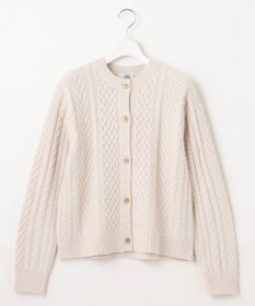 J.PRESS LADIES L 【洗える】EIGER CORD ALAN クルーネックカーディガン
