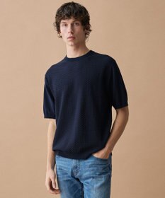 JOSEPH ABBOUD 【サステイナブル・オーガニックコットン使用】オーガニッククール ニット Tシャツ