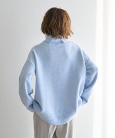 YECCA VECCA スリットタートルネックニット