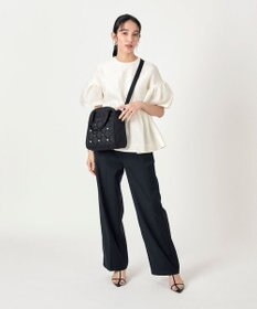 LeSportsac N/S MINI STCHL W PEARLS/ブラックパール