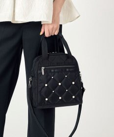 LeSportsac N/S MINI STCHL W PEARLS/ブラックパール