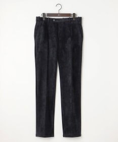 JOSEPH ABBOUD 【軽量】ブロックベロア ストレッチ パンツ