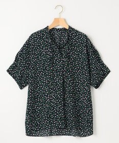 組曲 【洗える】プティフラワージョーゼットシフォン ブラウス