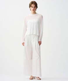 uncrave シアーハイツイストリブ ドルマントップス