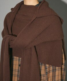 Green Parks フードマフラー＋ケープニット