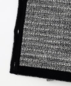 J.PRESS LADIES 【洗える】TWEED KNIT ミドル カーディガン