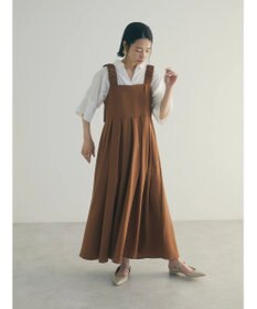 Green Parks armonia.ギャザーストラップワンピース