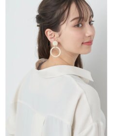 earth music&ecology バックボタンチュニック