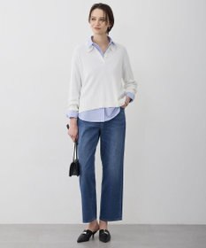 ICB L マーセライズコットンポロ ニット