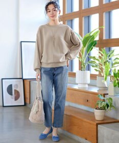 Tiaclasse 肩レースドルマンニットトップス