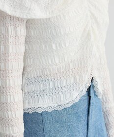 Green Parks シャーリングオフショルプルオーバー