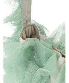 Green Parks ・ＱＵＯＮ　チュールフリルミニショルダー