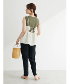 Green Parks ・ＥＬＥＮＣＡＲＥ　ＤＵＥ　フクレジャカードキャミソール