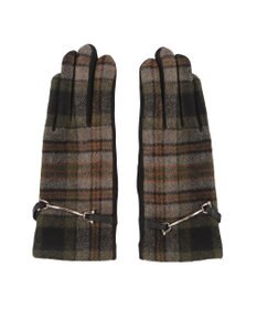 UNBILLION カシュネ cache nez / ビット金具付きチェック手袋