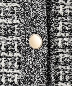 J.PRESS LADIES 【洗える】TWEED KNIT ミドル カーディガン