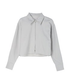 earth music&ecology ジップショートシャツ