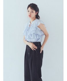 earth music&ecology ２ＷＡＹフリルブラウス