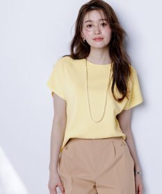 ANY SIS S 【接触冷感・UVカット・洗える】ビューティクール フレンチ ニットＴ