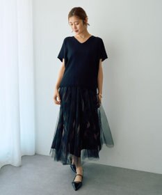 YECCA VECCA Vネックドルマンニット