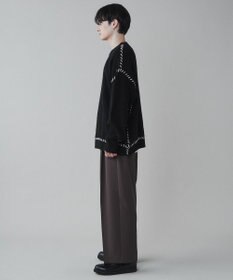 WEGO トロミ　ベルト付きワイドスラックス