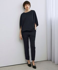 ICB 【新色追加・WEB限定カラーあり・UVケア・接触冷感・速乾・防シワ・洗える】FluidBackSatin ドルマンスリーブブラウス