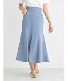 earth music&ecology パール付きマーメイドスカート