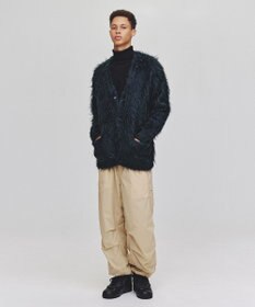 UNFILO MENS 【男女兼用】シャギーニット カーディガン