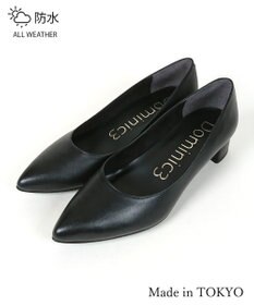 Dominic3 晴雨兼用 ポインテッド レザーパンプス