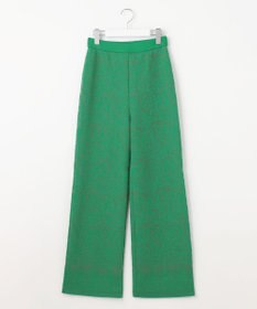 自由区 【Premium Collection】レースジャガードニット パンツ