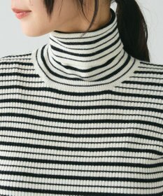 CRAFT STANDARD BOUTIQUE 洗える/とてもちリブタートルネックニットプルオーバー/24AW