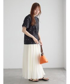 Te chichi 【接触冷感】ハート刺繍Tシャツ