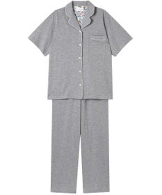 une nana cool MADE WITH LIBERTY FABRIC 綿混ソフト天竺 半袖パジャマ