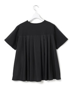 23区 【汗じみ防止/洗える】スムースデザイン バックフレア カットソー