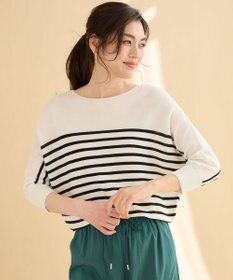 ANY L 【洗濯機可/アンチピリング/UVケア】アクリルガーターニット