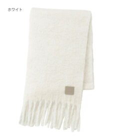 MOONBAT 【WEB限定】FURLA ウール混 ボリューム無地マフラー/幅25cm