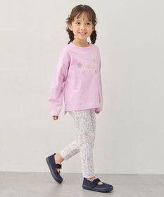 ANY KIDS 【綿100%】ロゴプリント 長袖Tシャツ