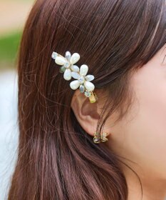 Tiaclasse パールフラワーヘアクリップ