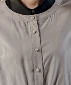 Tiaclasse L 【洗える】パールボタンシアーブルゾン