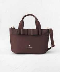 TOCCA 【新色登場・大人百花掲載】RIBBON BRICK TOTE M トートバッグ M [新色]ブラウン系