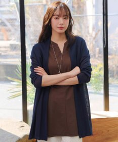 Tiaclasse ロングトッパーカーディガン