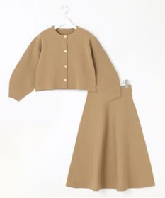 Feroux 【セットアイテム】パフスリーブニット セットアップ