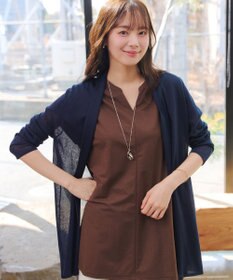 Tiaclasse ロングトッパーカーディガン